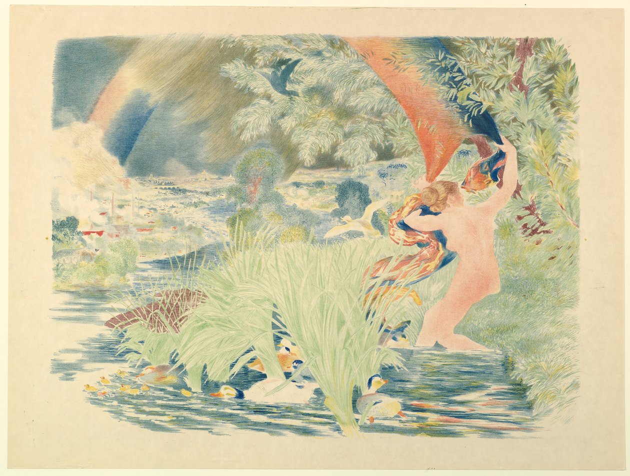 Der Regenbogen von Felix Bracquemond