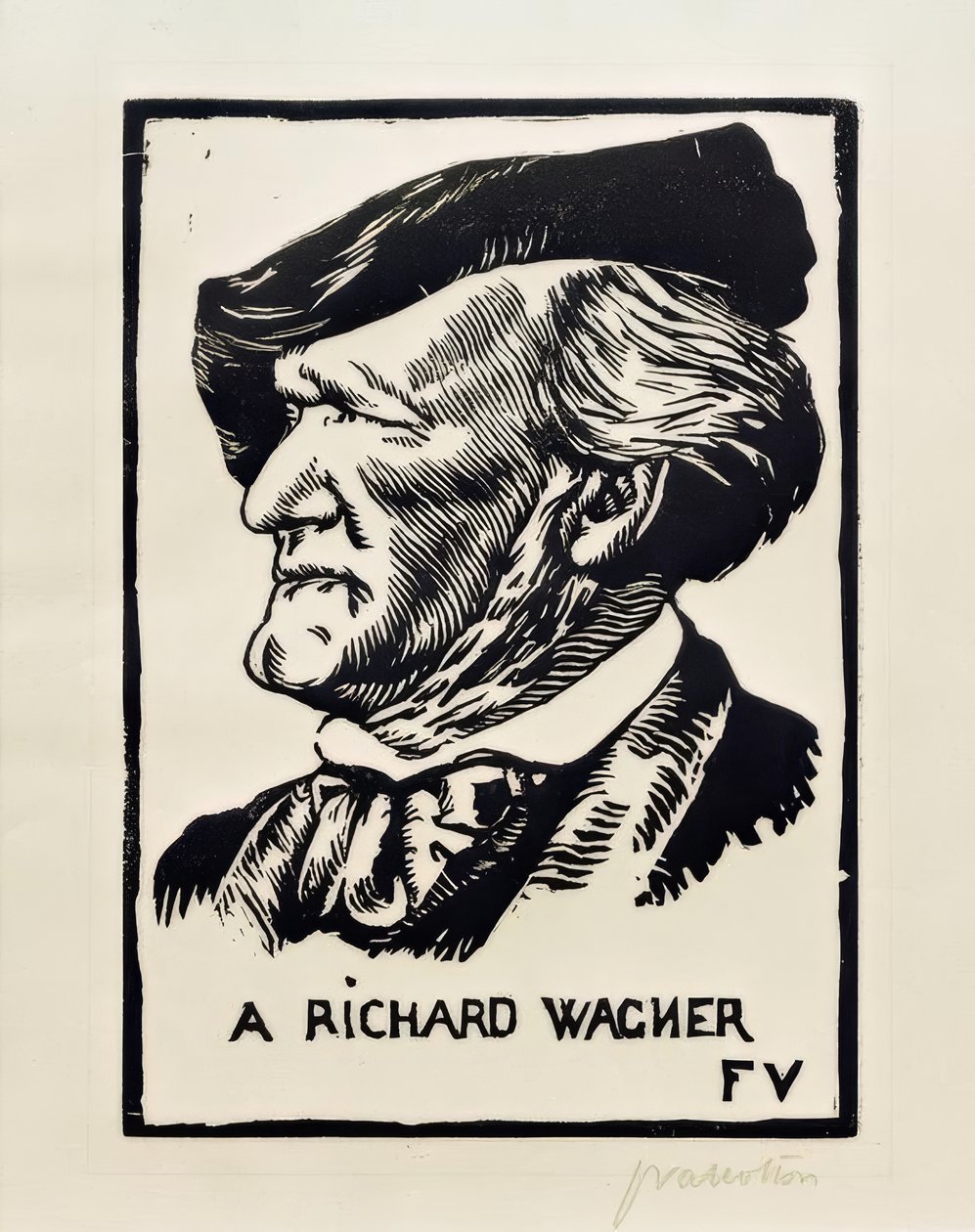 An Richard Wagner von Felix Edouard Vallotton