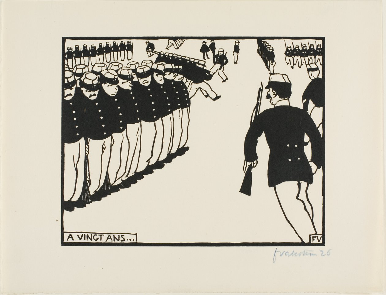 Im Alter von zwanzig... von Felix Edouard Vallotton