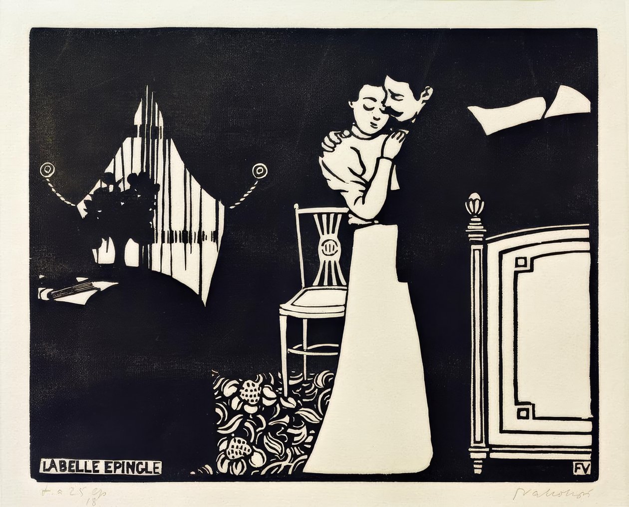 Die schöne Nadel von Felix Edouard Vallotton