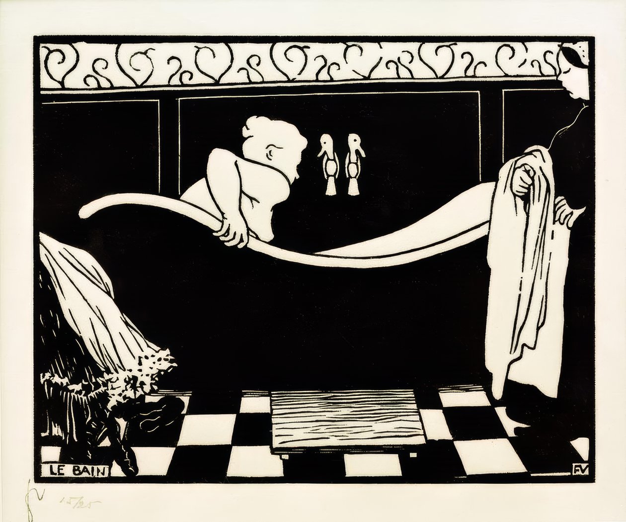 Das Bad von Felix Edouard Vallotton