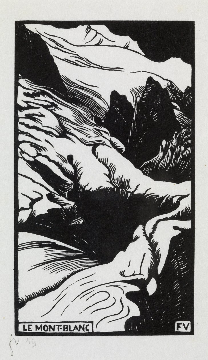 Mont-Blanc, 1892 von Felix Edouard Vallotton
