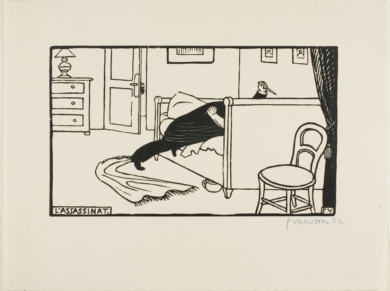 Mörder von Felix Edouard Vallotton