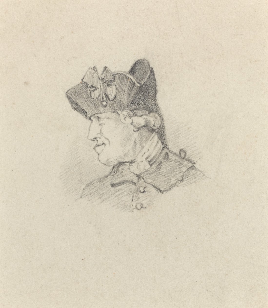 Kopf eines Mannes von Felix Hilaire Buhot