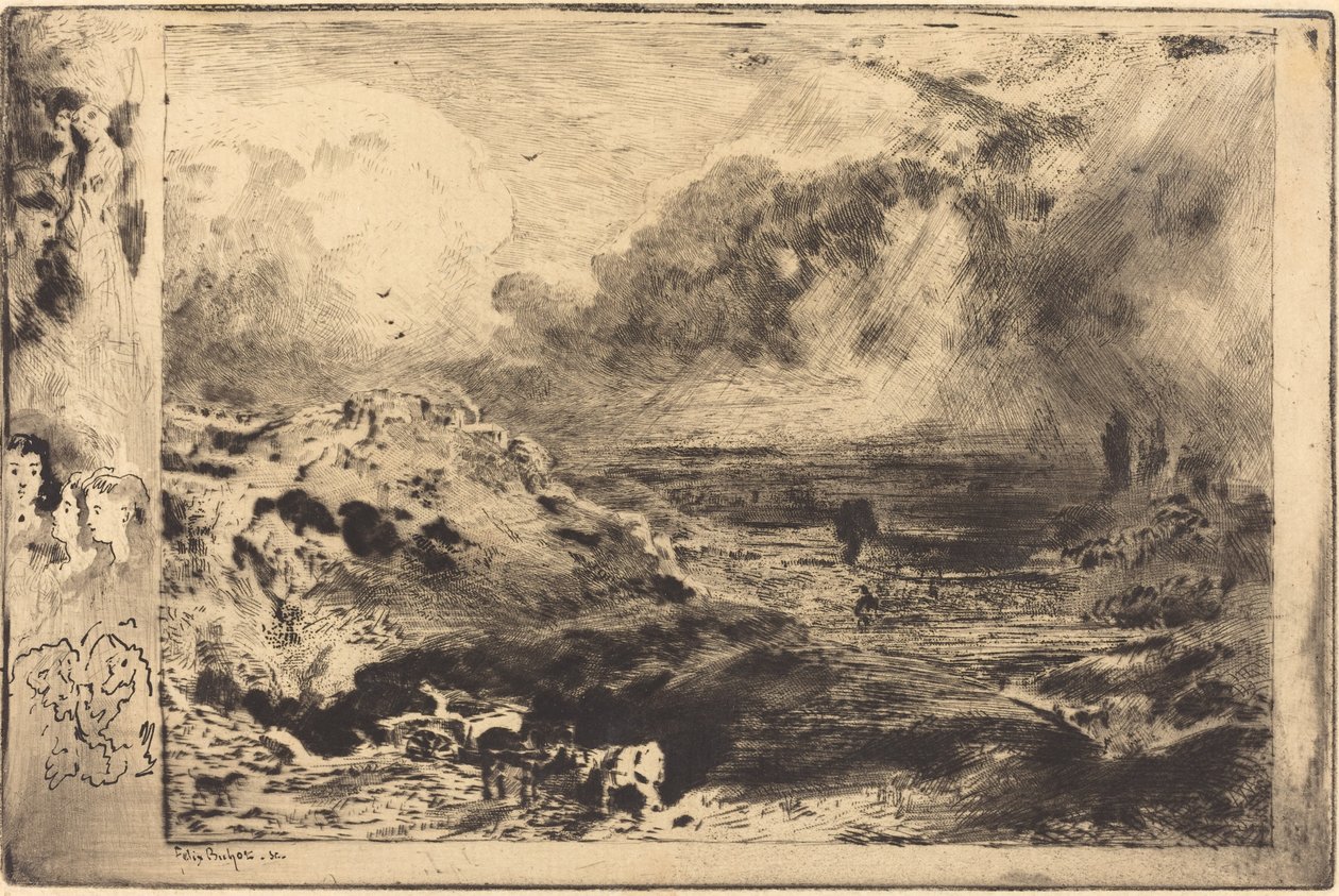 Der Sturm von Felix Hilaire Buhot