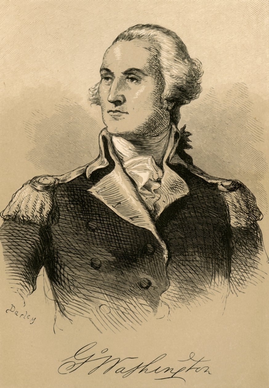 G. Washington, 1877 von Felix Octavius Carr Darley