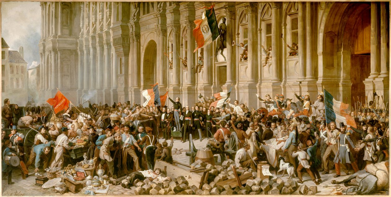 Revolution von 1848: Alphonse de Lamartine von Felix Philippoteaux