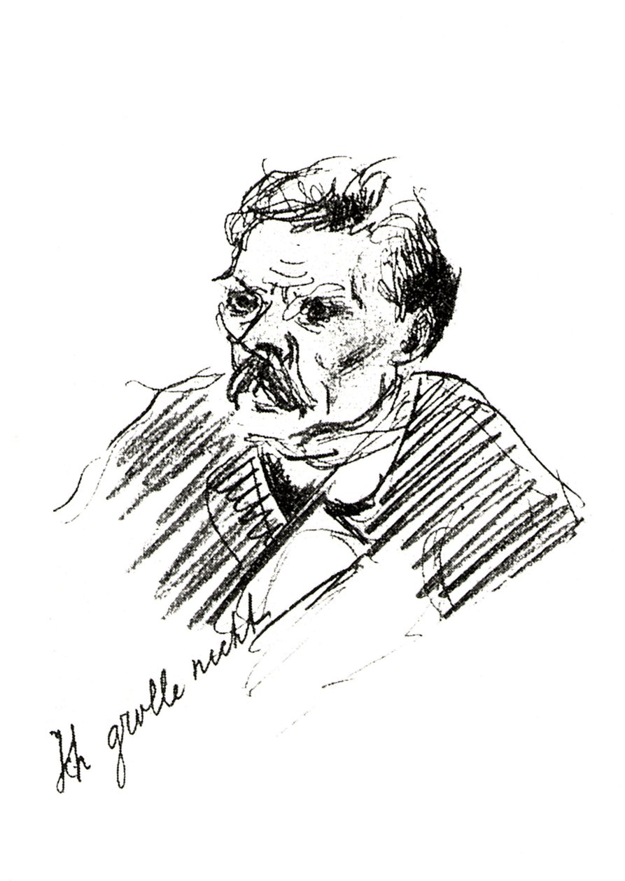 Maxim Gorki in Capri von Feodor Chaliapin