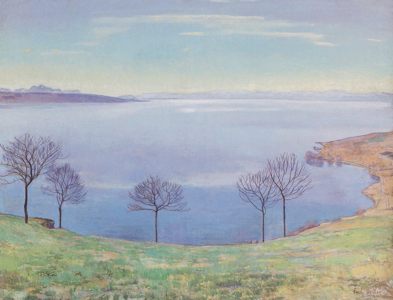 Der Genfersee von Chexbres aus von Ferdinand Hodler