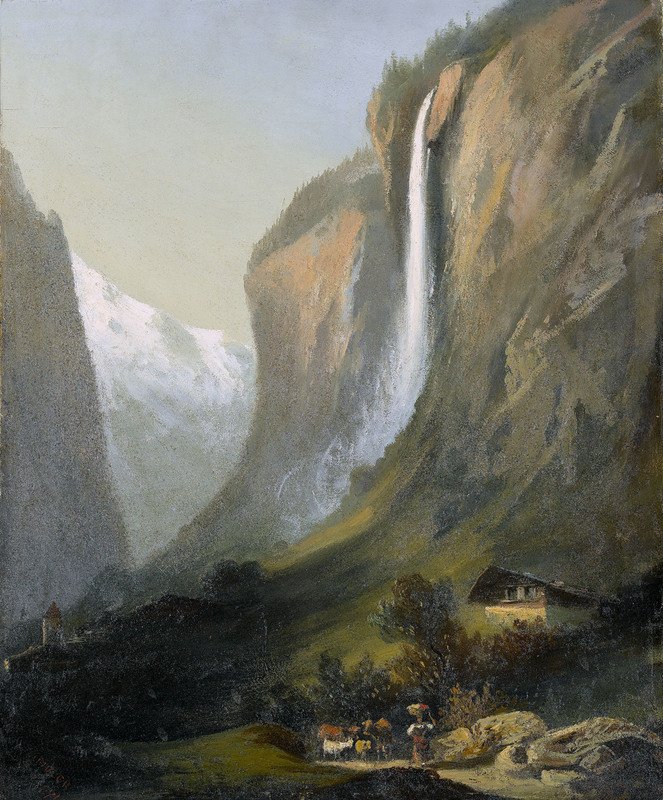 Der Staubbachfall von Ferdinand Hodler