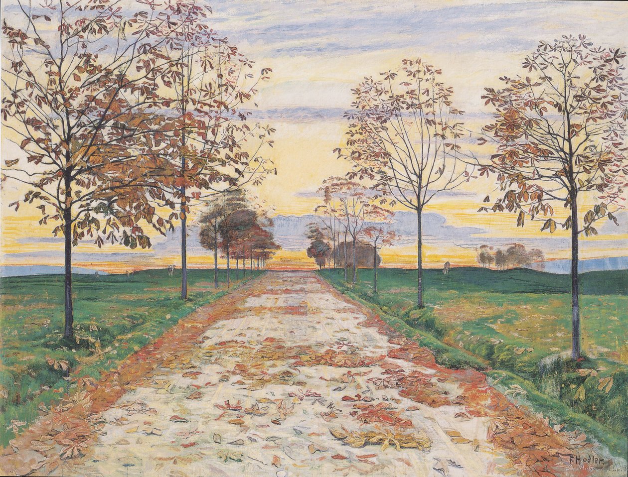 Herbstabend von Ferdinand Hodler