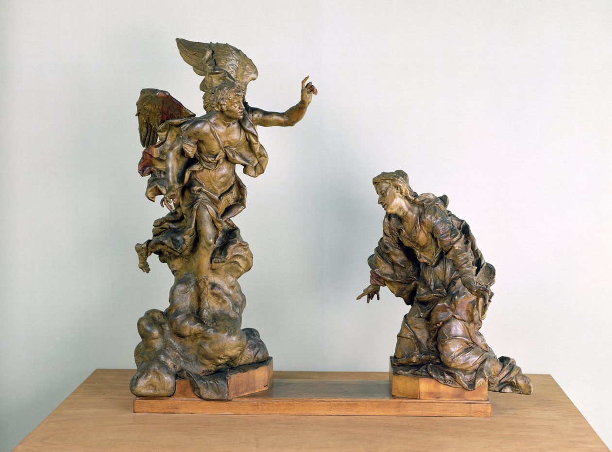 Die Verkündigung, ca. 1725 von Ferdinand Maximilian Brokof