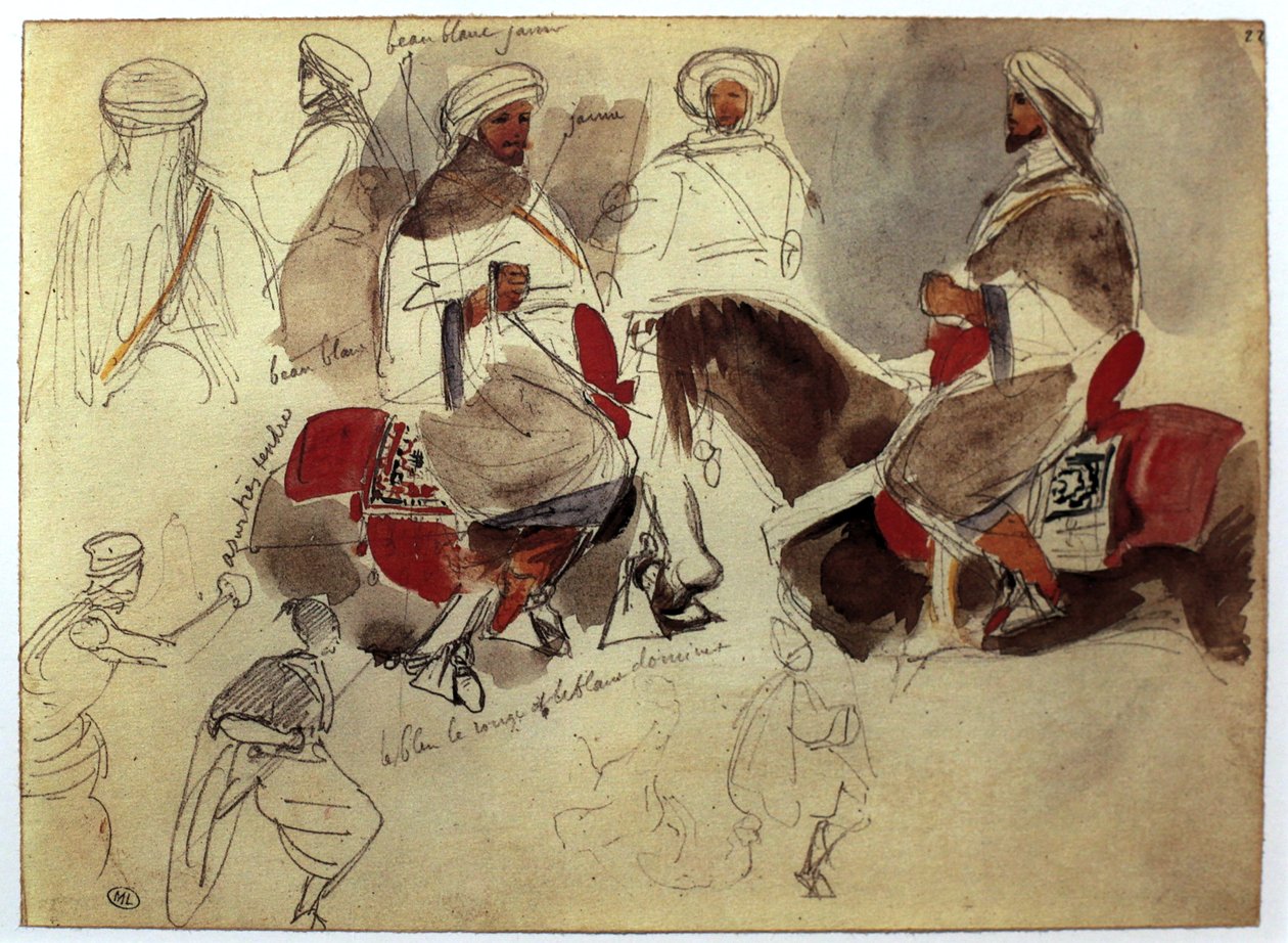 Marokko von Ferdinand Victor Eugene Delacroix