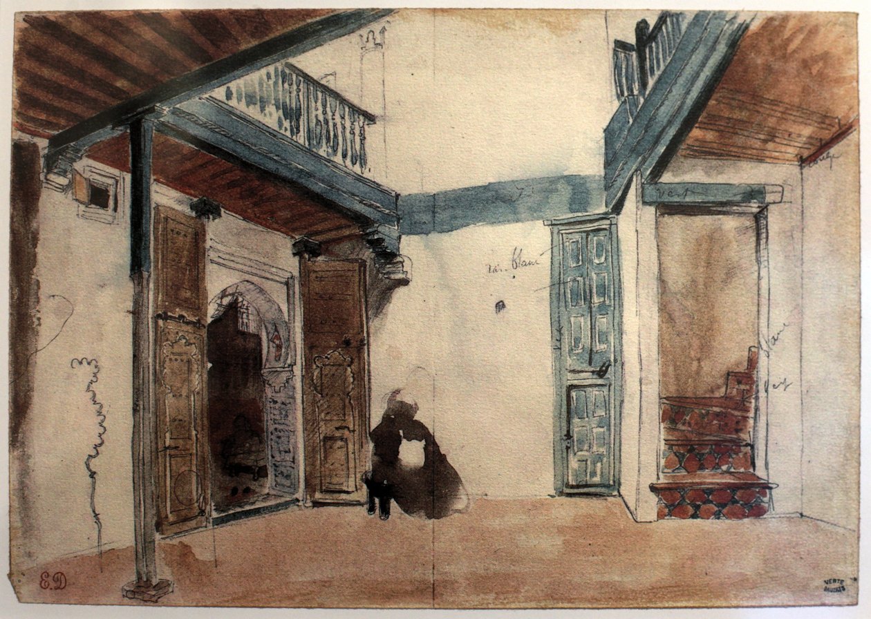 Marokko von Ferdinand Victor Eugene Delacroix