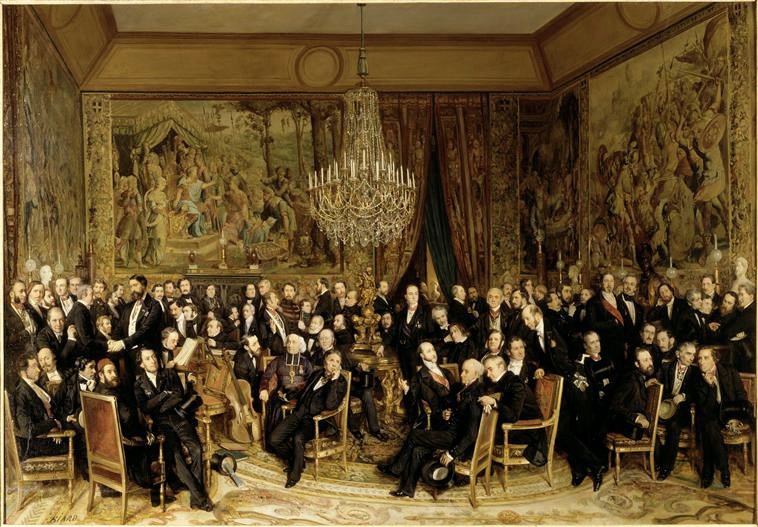 Ein Abend im Louvre bei Graf Nieuwerkerke von Ferdinand Victor Eugene Delacroix