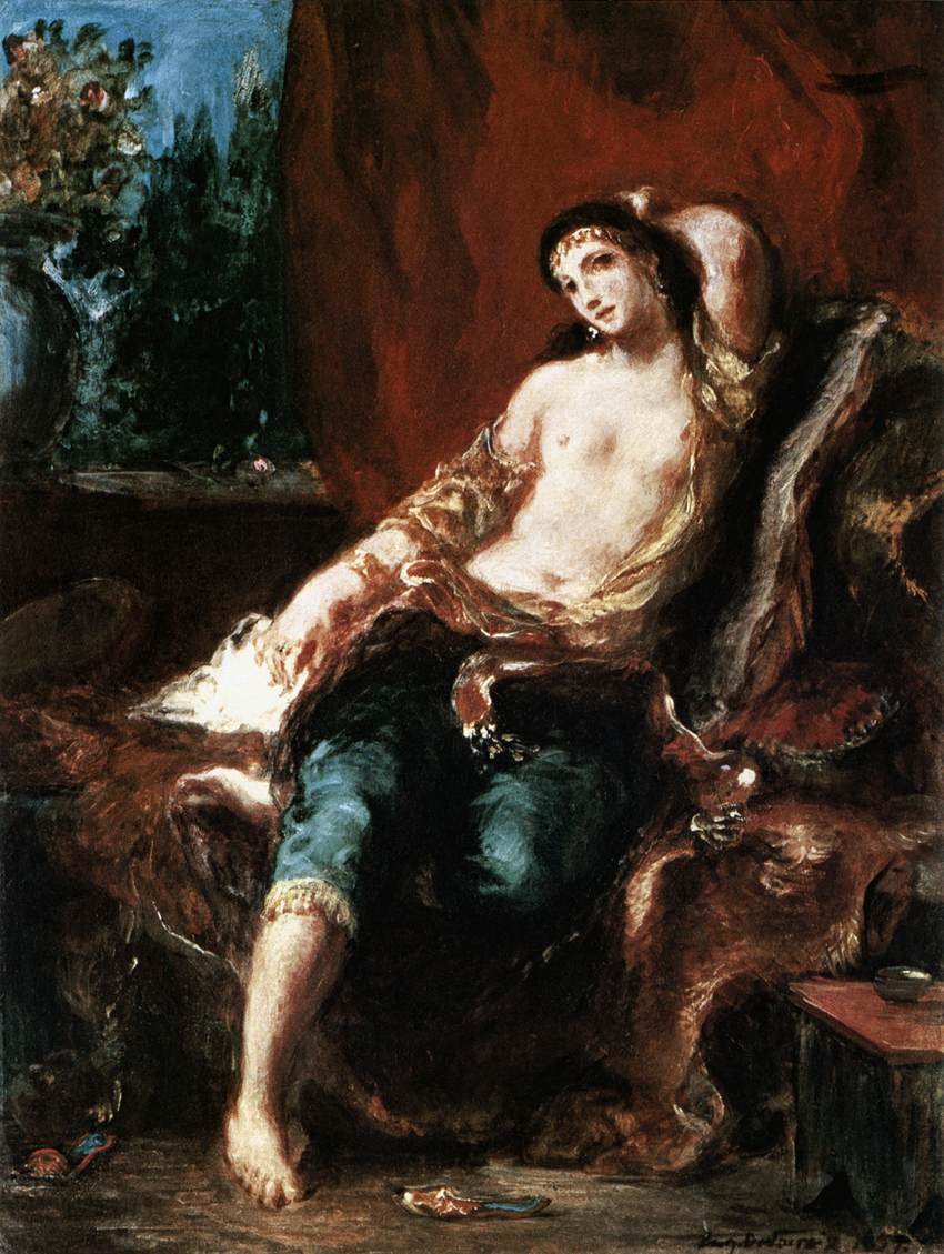 Odaliske von Ferdinand Victor Eugene Delacroix