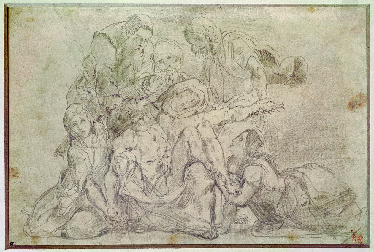 Pieta von Ferdinand Victor Eugene Delacroix