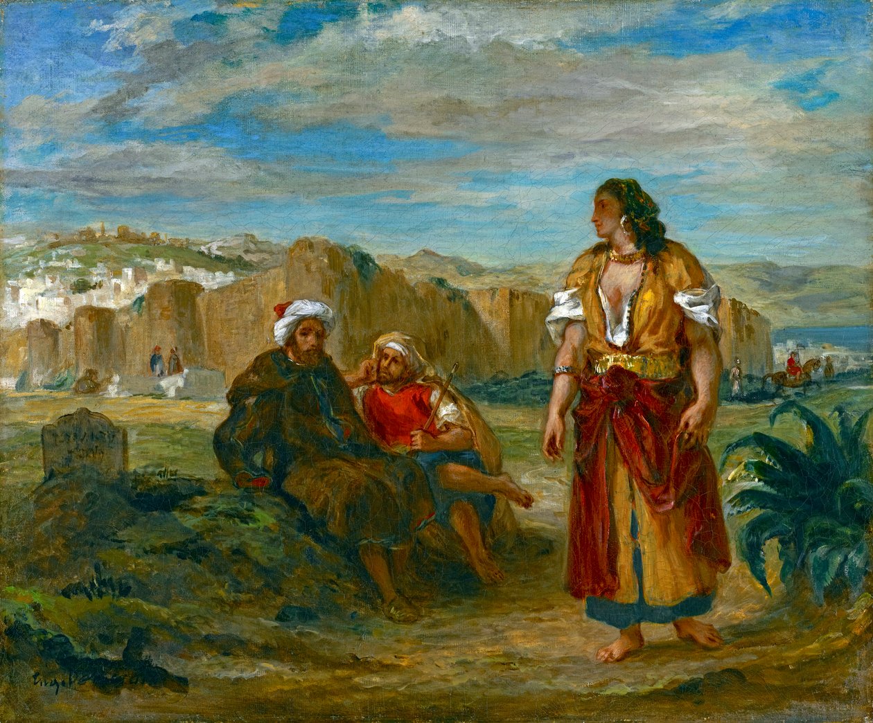 Blick auf Tanger, 1852-3 von Ferdinand Victor Eugene Delacroix