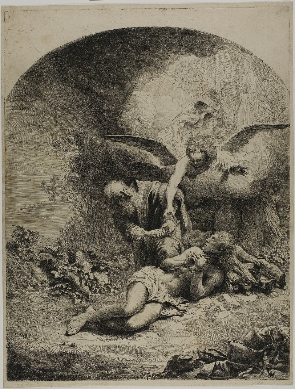Das Opfer Abrahams von Ferdinand Bol
