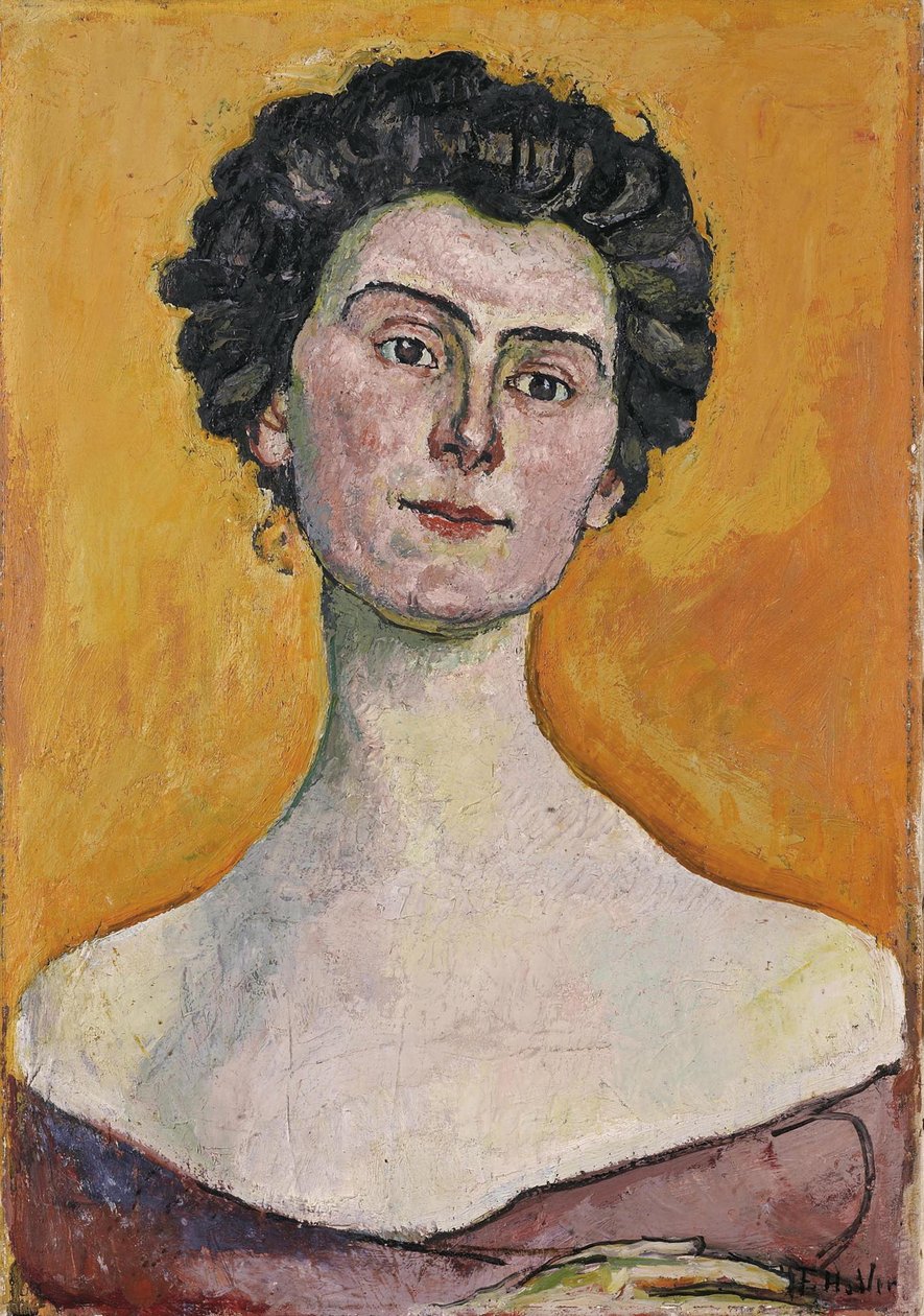 Porträt von Clara Pasche-Battié, 1914 von Ferdinand Hodler