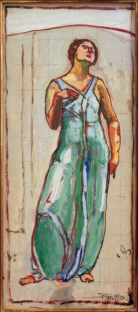 Studie zu Blick in die Unendlichkeit von Ferdinand Hodler