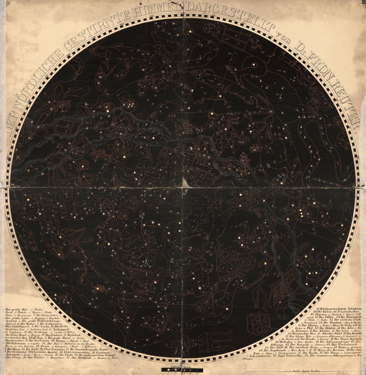 Der nördliche gestirnte Himmel von Ferdinand Reuter
