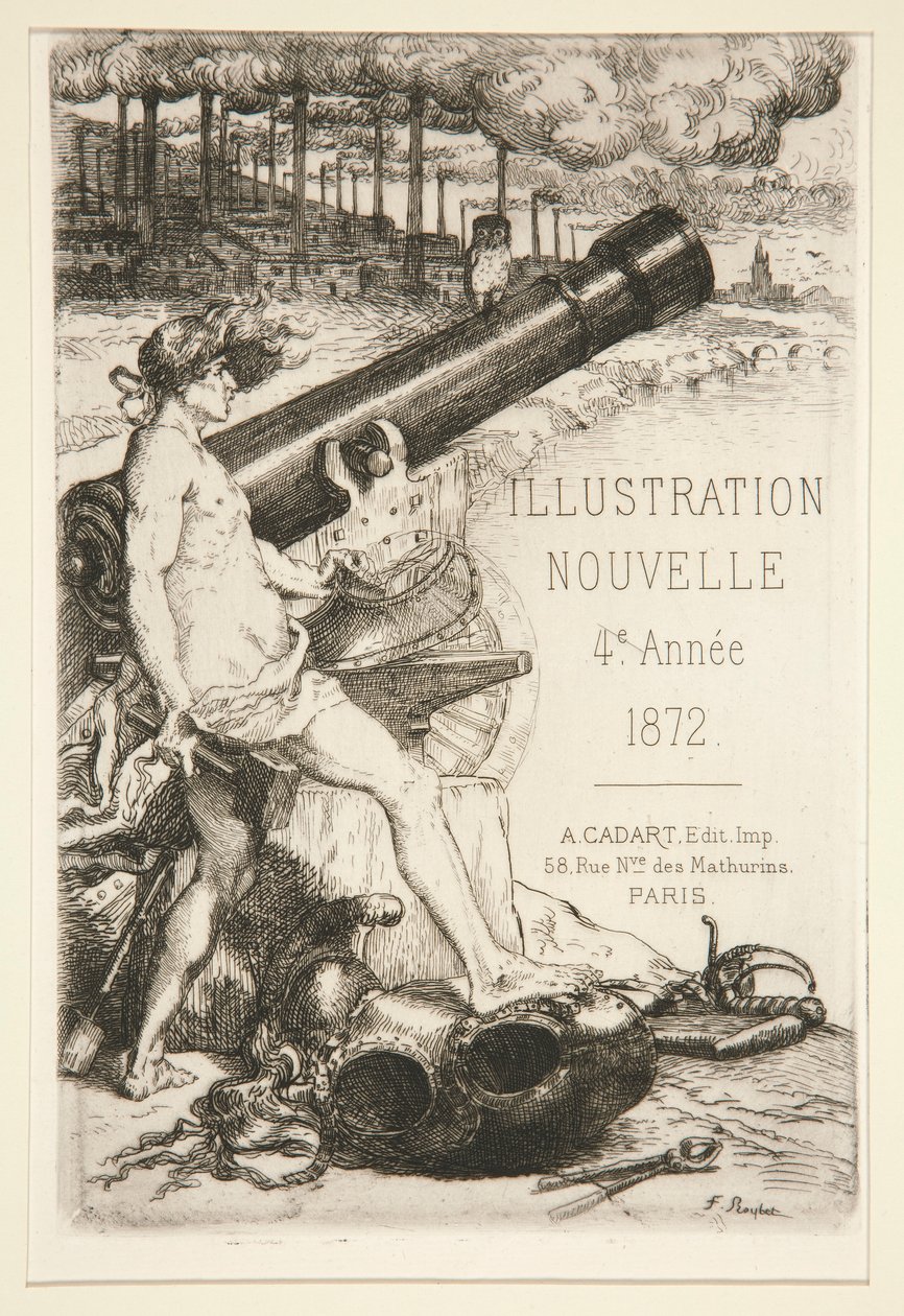 Titelseite der Illustration Nouvelle von Ferdinand Roybet