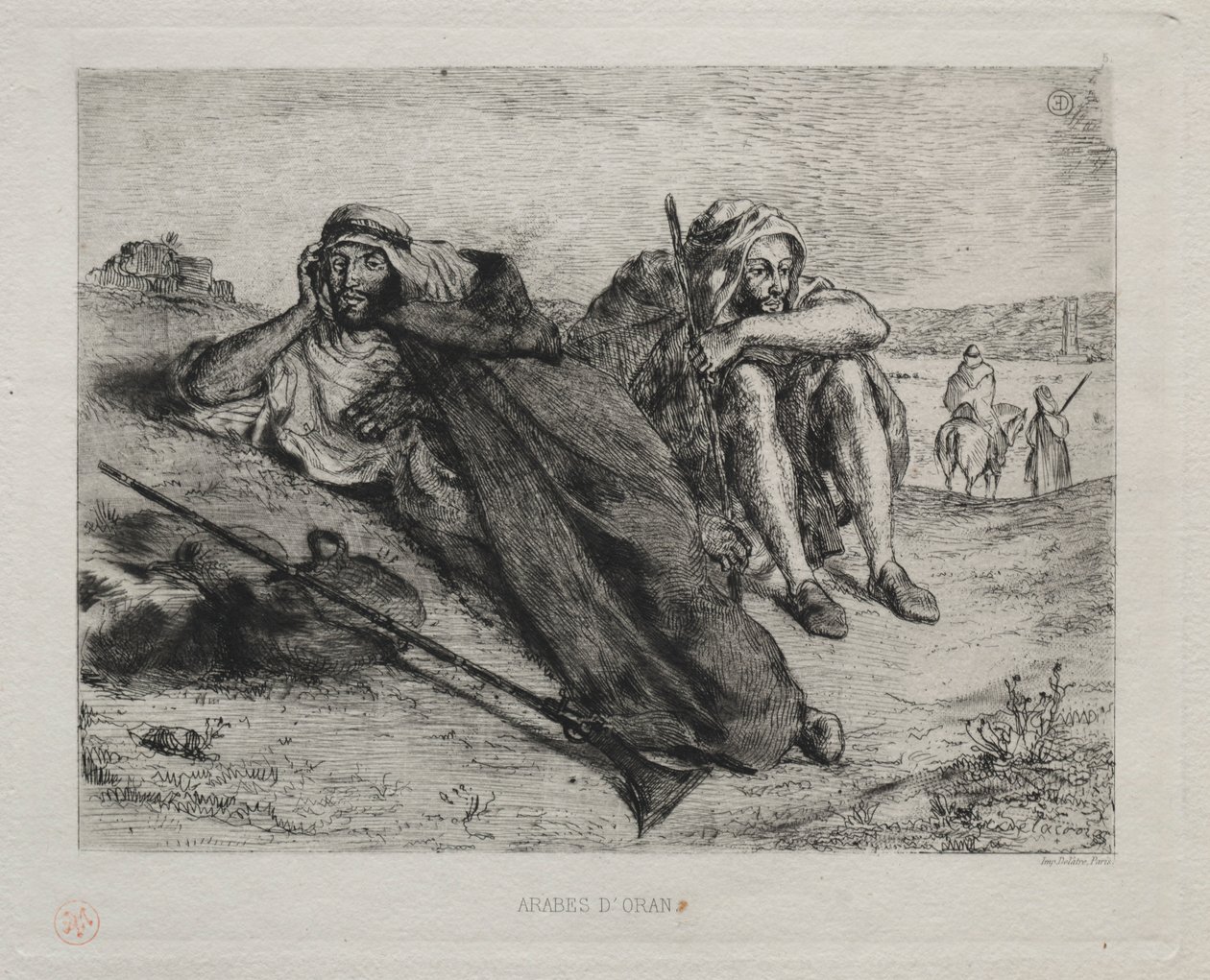 Araber von Oran von Ferdinand Victor Eugene Delacroix