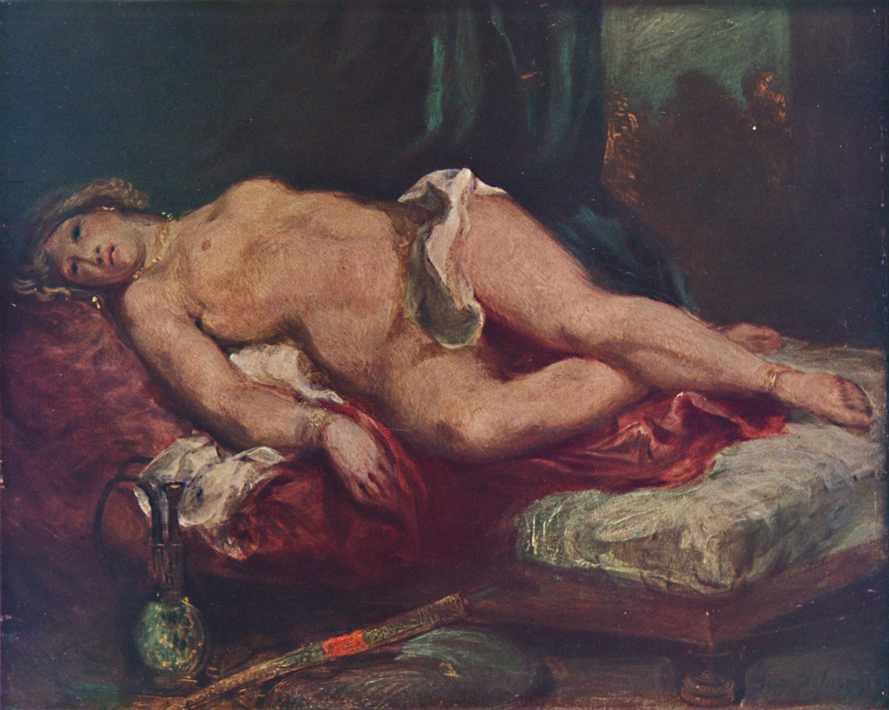 Die Odaliske, 1825, 1937 von Ferdinand Victor Eugene Delacroix