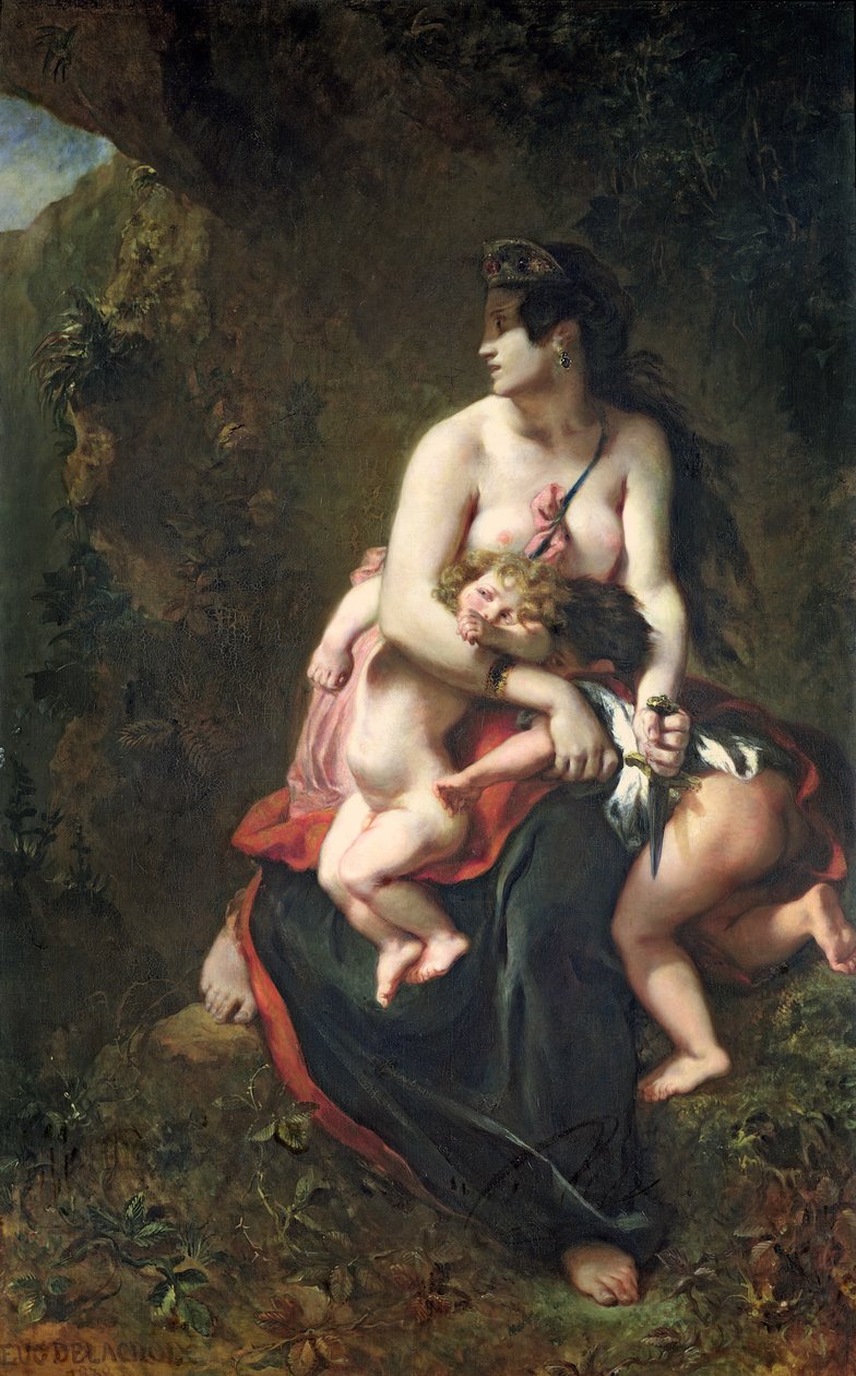 Medea von Ferdinand Victor Eugene Delacroix