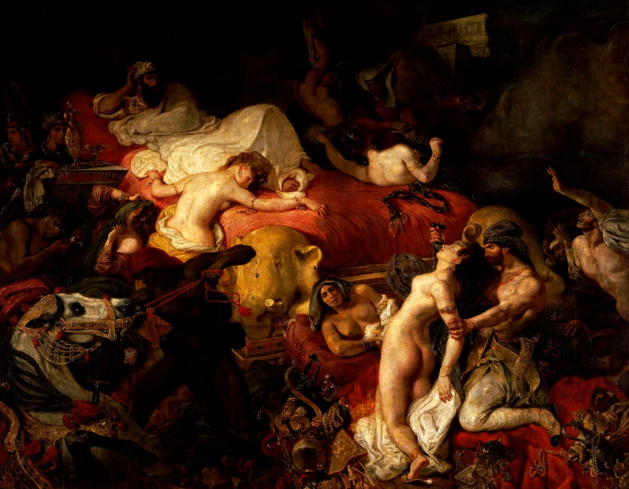 Der Tod des Sardanapalus von Ferdinand Victor Eugene Delacroix