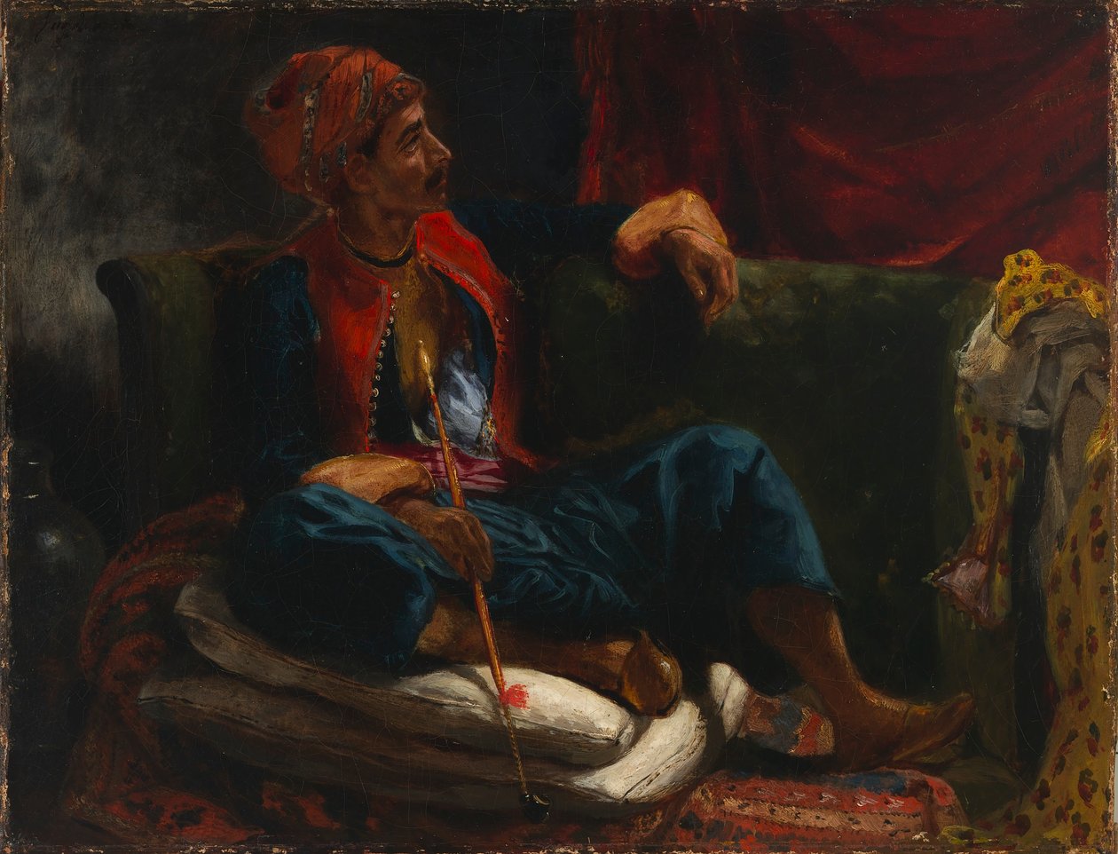 Der Raucher von Ferdinand Victor Eugene Delacroix