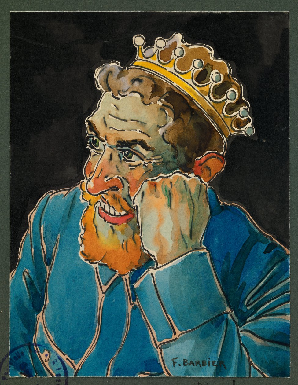 Porträt von Delatroche, Lagerkoch, Gustrow von Fernand Barbier