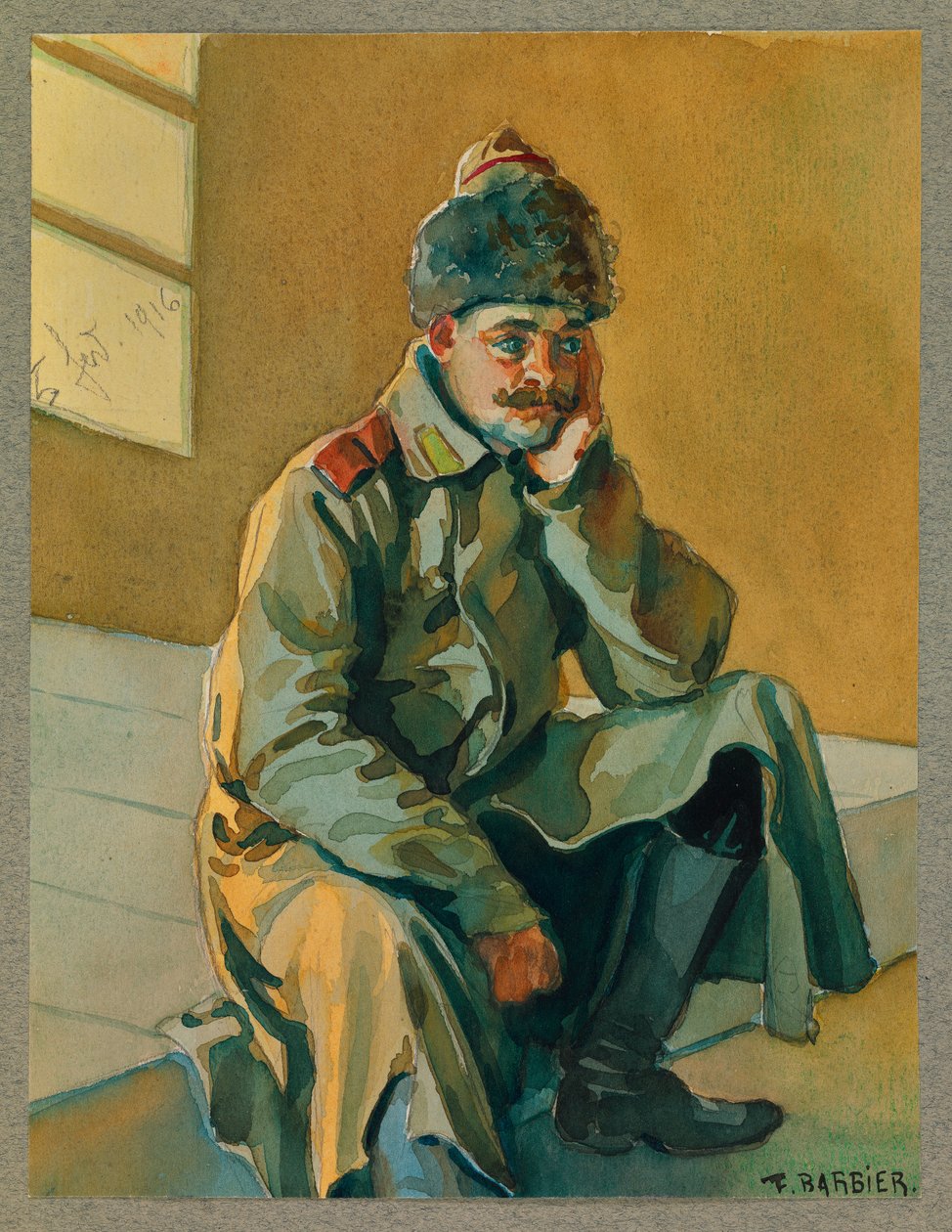 Russischer Gefangener, Gustrow von Fernand Barbier