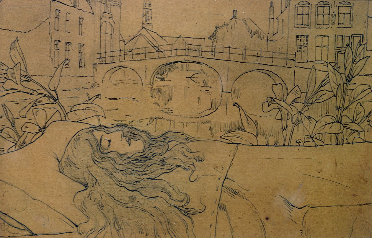 Brügge, Der Tod von Fernand Khnopff