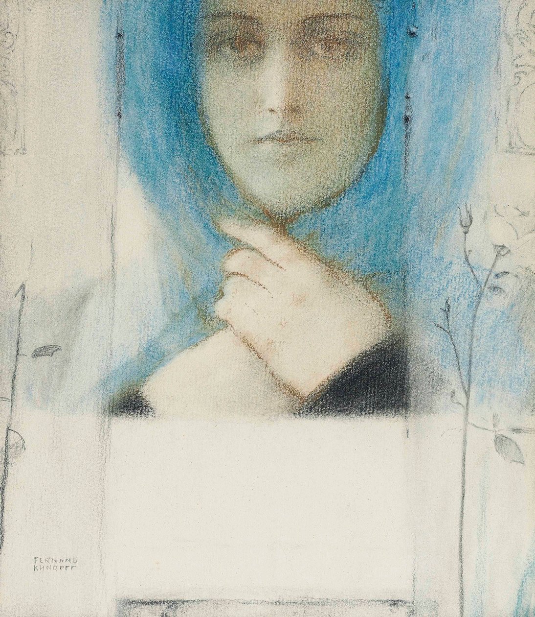 Clematis, um 1914 von Fernand Khnopff
