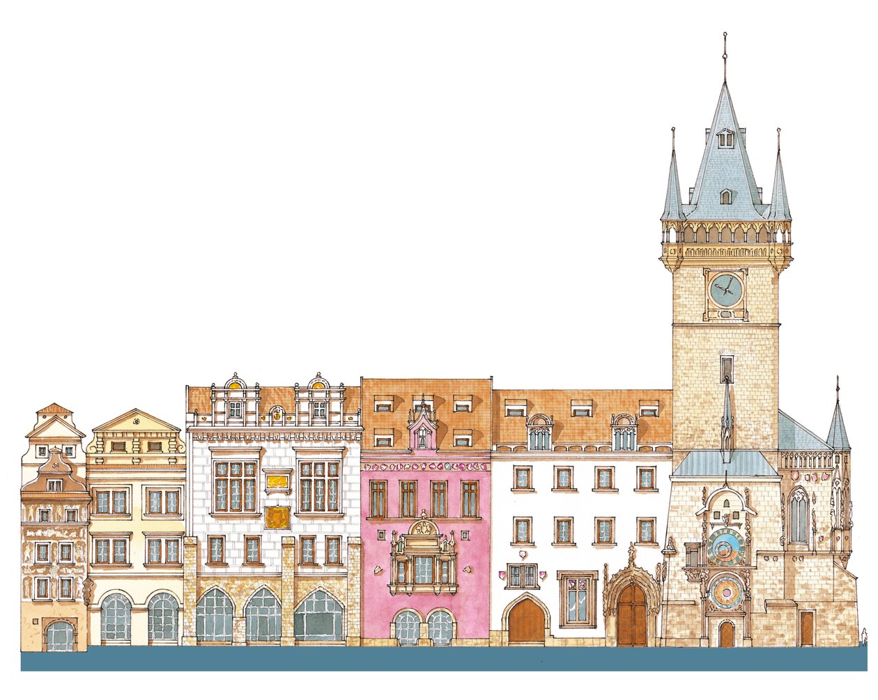 Altes Rathaus. Prag, Tschechien von Fernando Aznar Cenamor