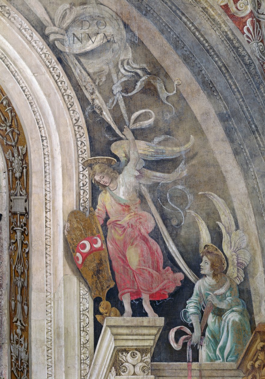 Zwei Engel (Detail) von Filippino Lippi
