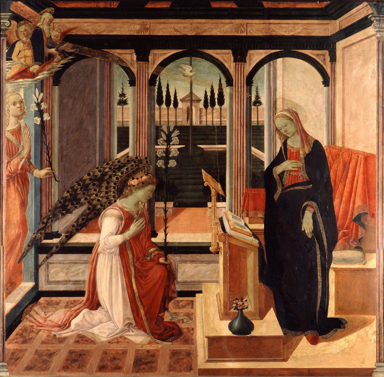 Die Verkündigung von Filippino Lippi