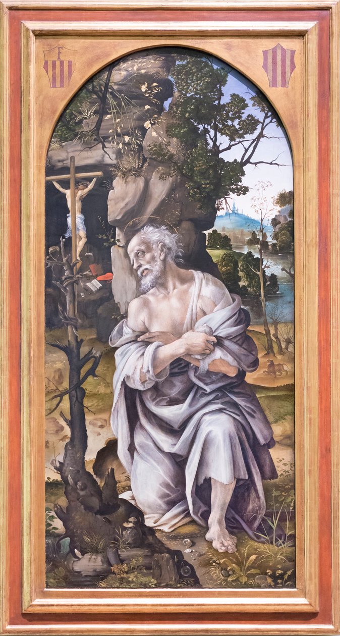 Der büßende Heilige Hieronymus von Filippino Lippi