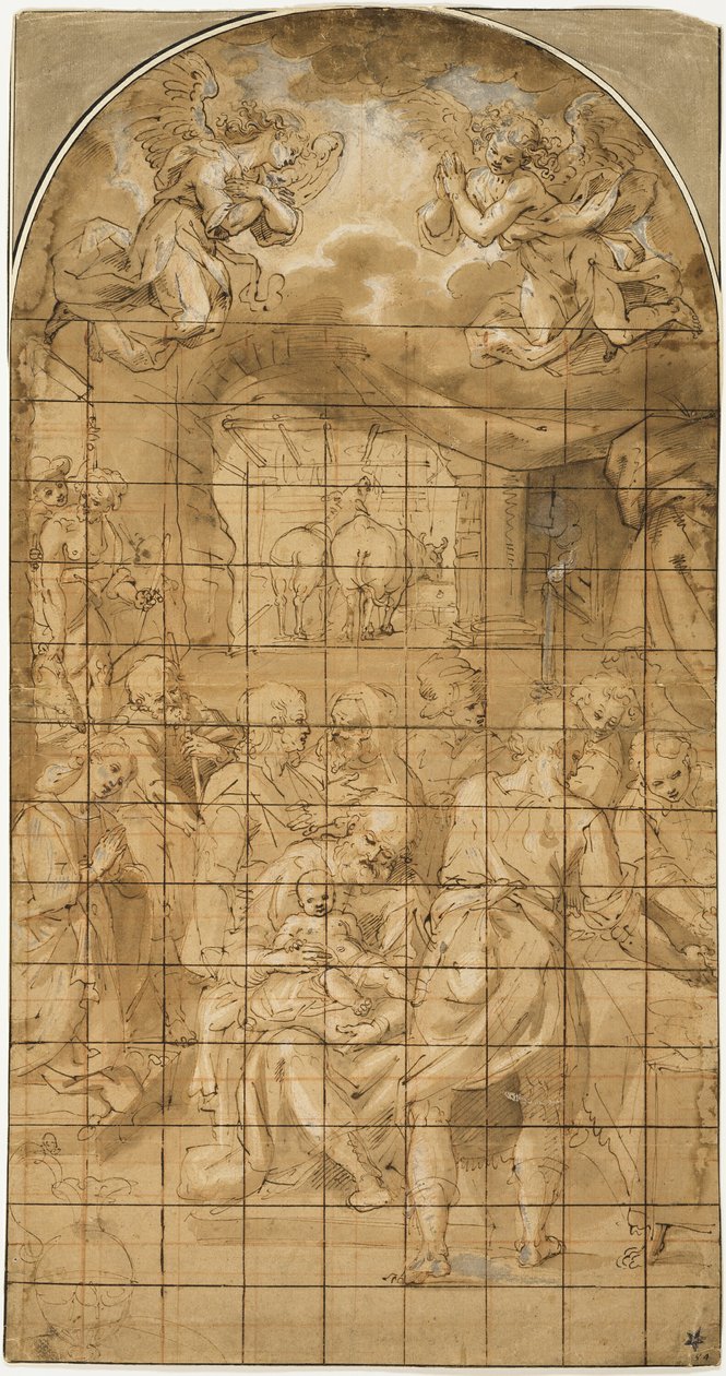 Anbetung des Christkindes von Filippo Bellini