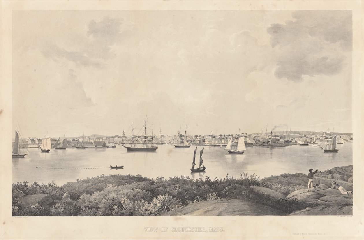 Blick auf Gloucester, Mass. von Fitz Henry Lane