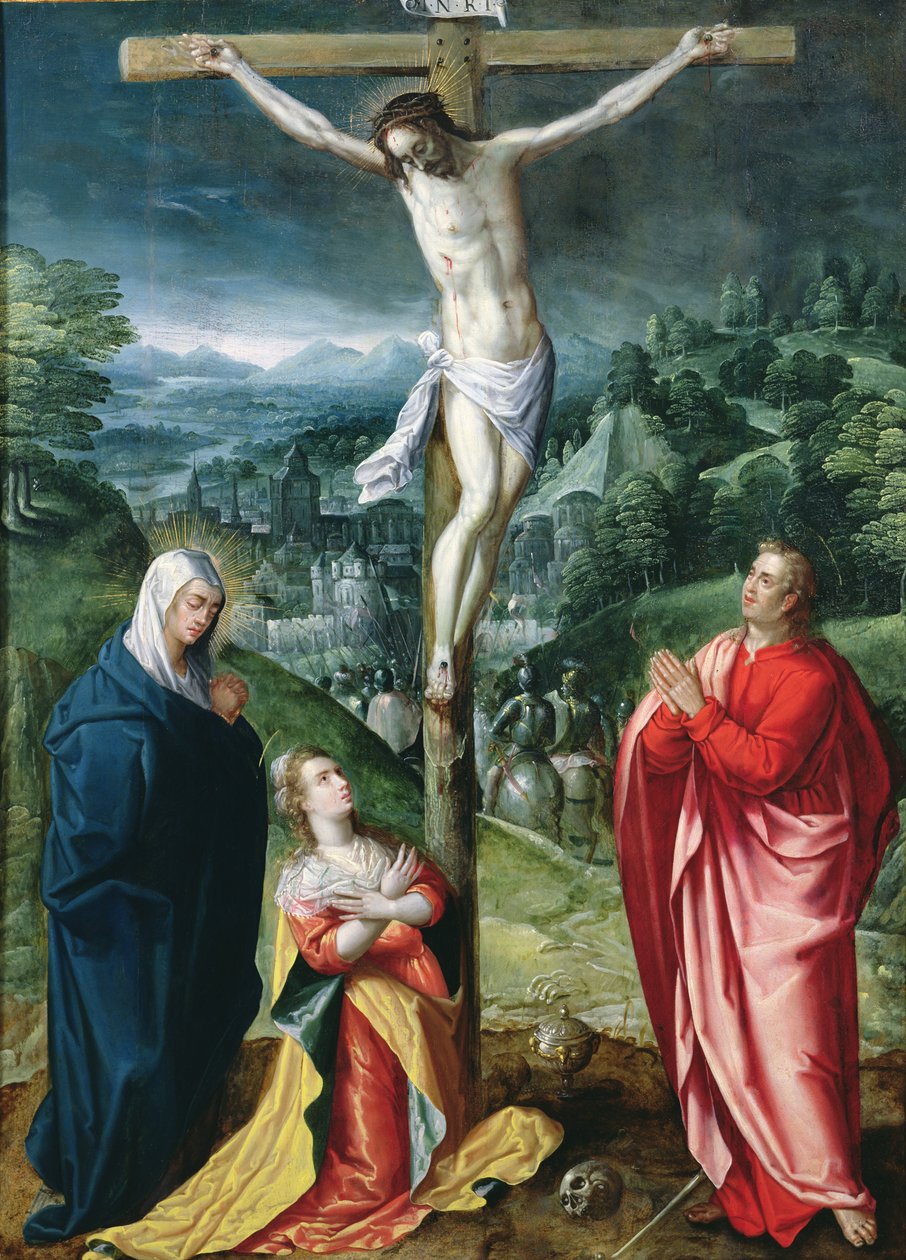 Die Kreuzigung von Flemish School