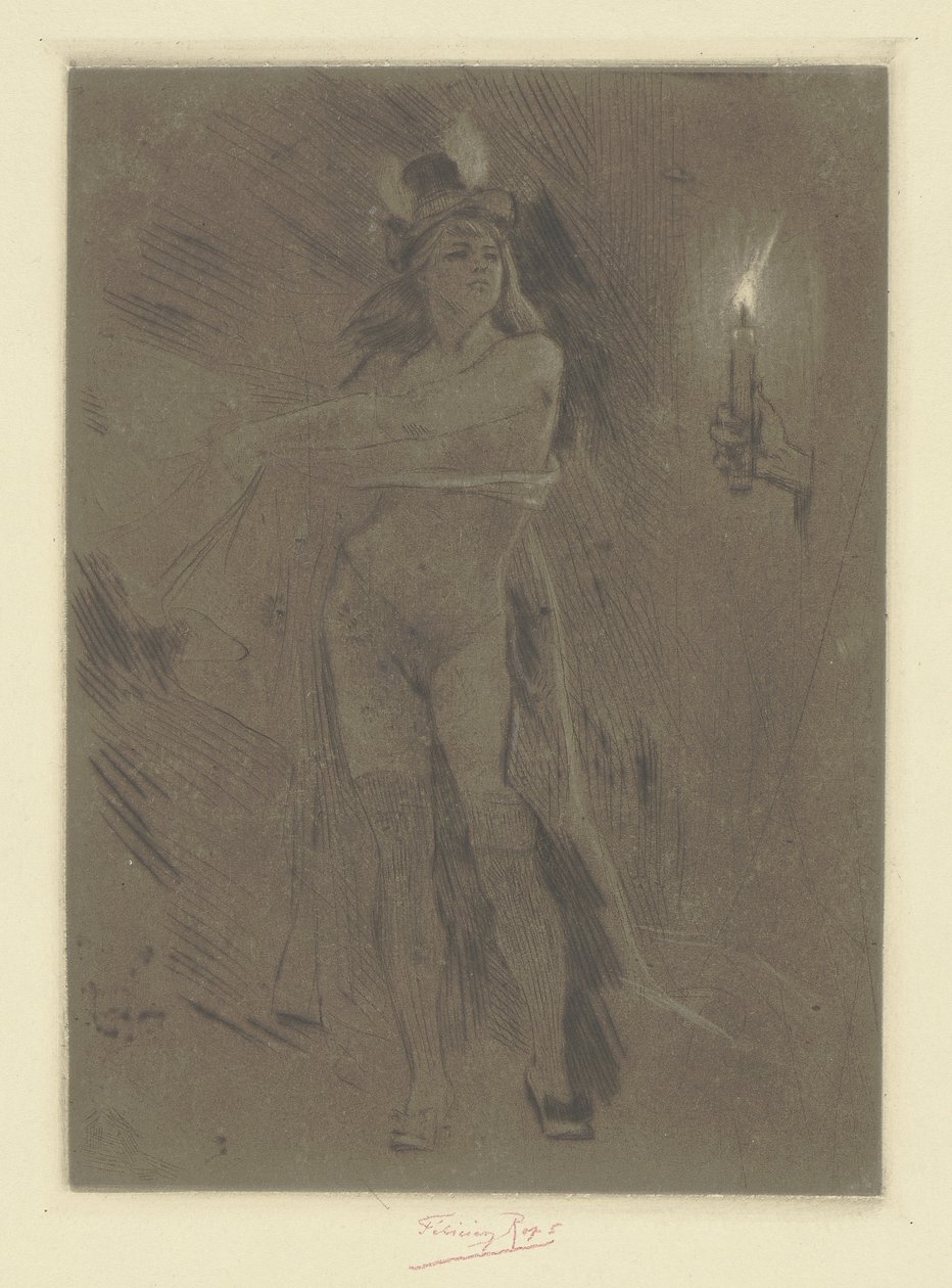 Die Rache einer Frau von Félicien Rops