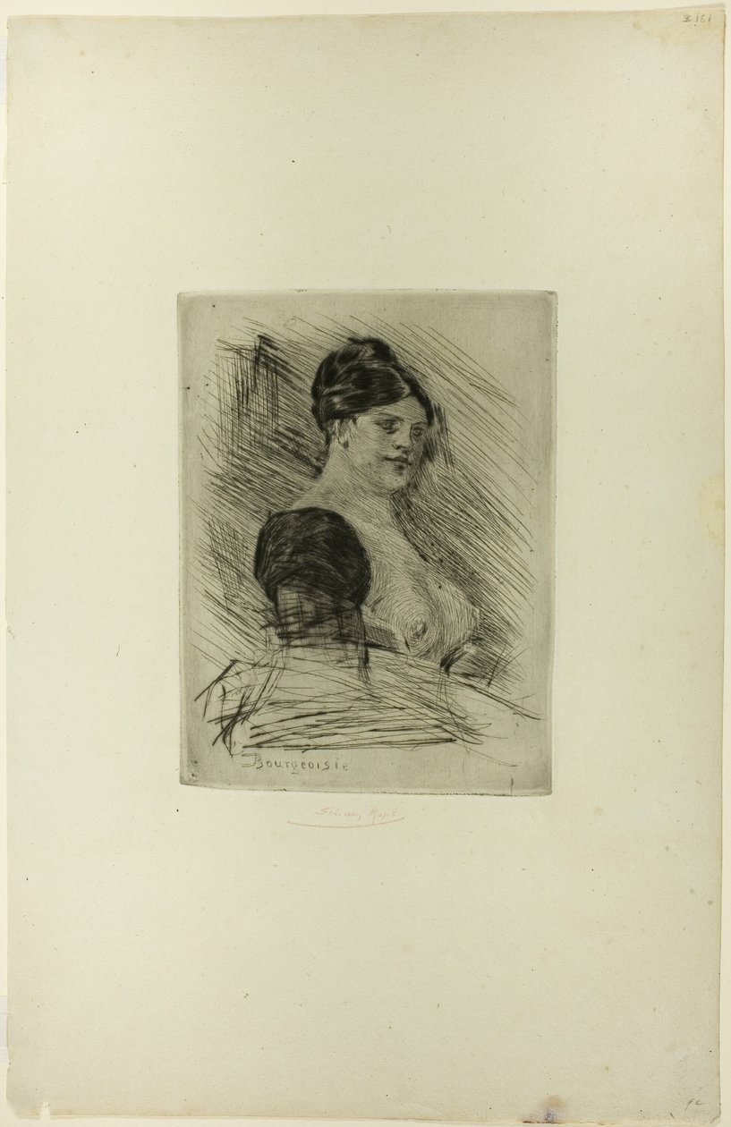 Mittelschicht von Félicien Rops