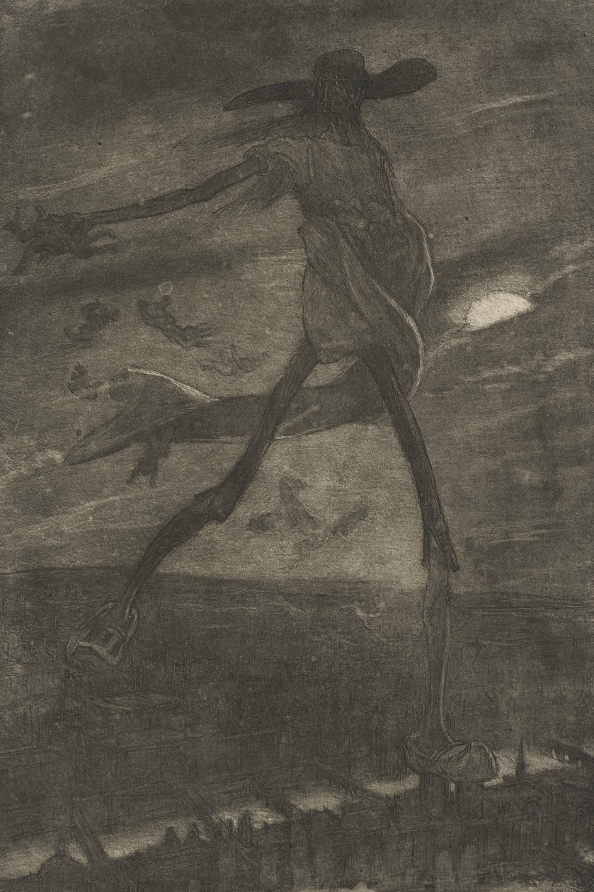 Satan sät Unkraut von Félicien Rops