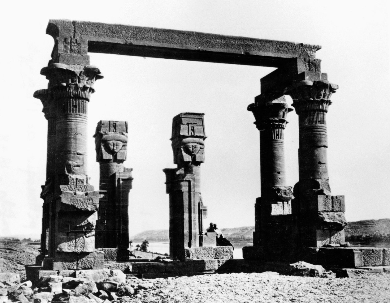 Kiosk von Qertassi, Nubien, Ägypten, 1878 von Félix Bonfils