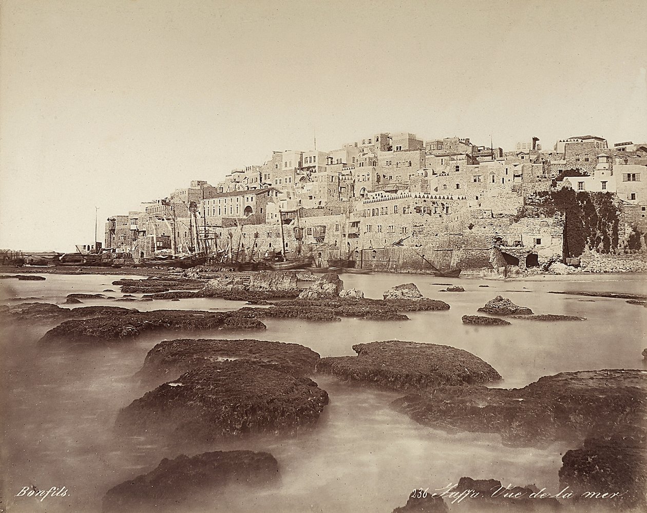 Panoramablick auf Jaffa, Israel von Félix Bonfils