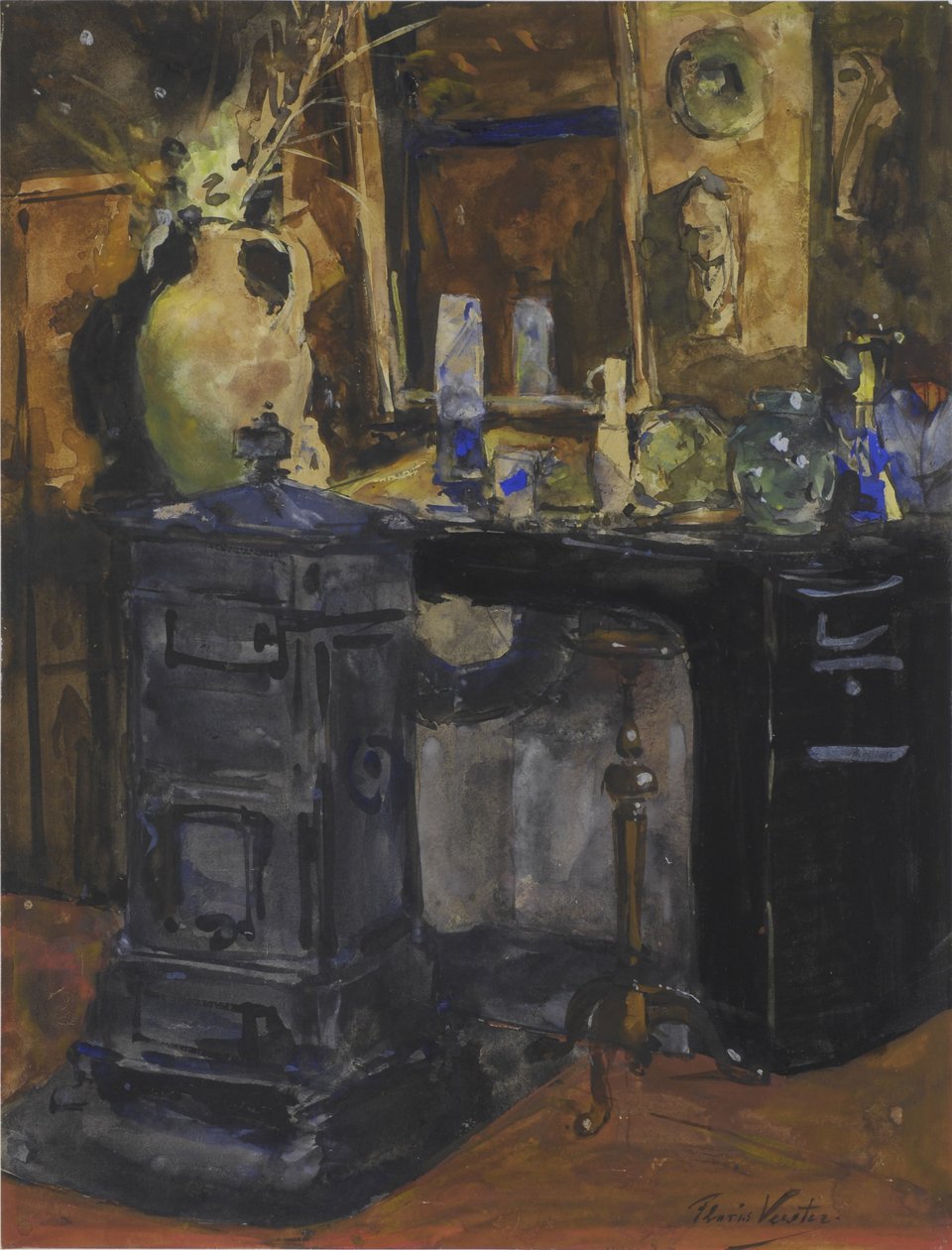 Blick in das Atelier von Floris Verster von Floris Verster