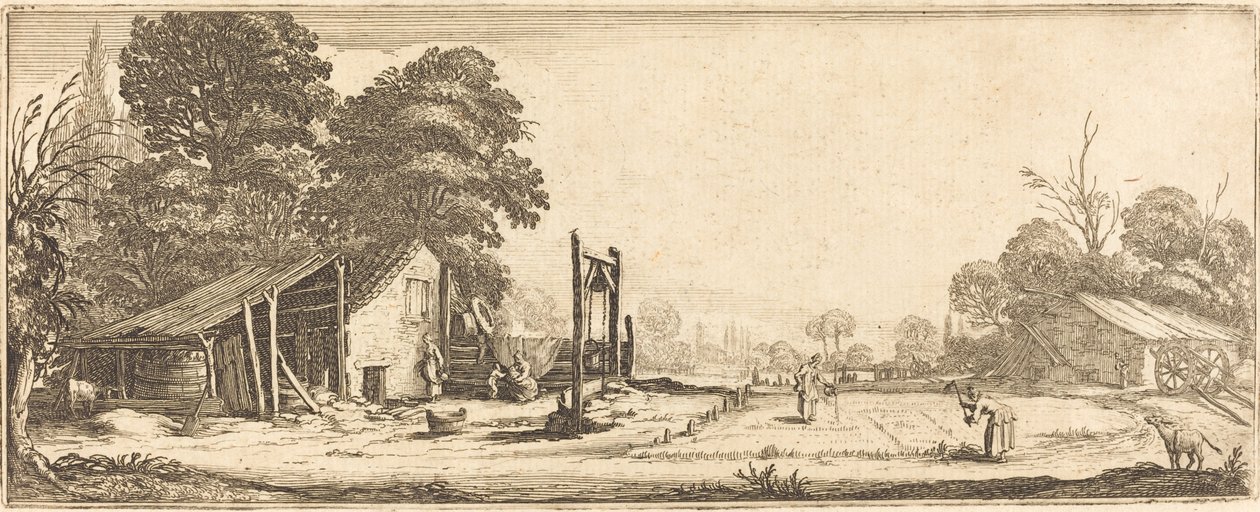 Der Garten von Follower of Jacques Callot
